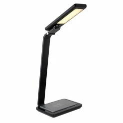 Globo HEKLA Tischleuchte LED Schwarz, 1-flammig -Bürolampen Verkäufe globo hekla tischleuchte 58339swc 6