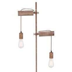 Globo JAKOB Stehleuchte Rostfarben, 2-flammig -Bürolampen Verkäufe globo jakob stehleuchte 15327 2sn 7