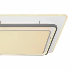 Globo LANZO Deckenleuchte LED Weiß, 1-flammig -Bürolampen Verkäufe globo lanzo deckenleuchte 48285 150 3