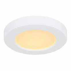 Globo LASSE Deckenleuchte LED Weiß, 1-flammig -Bürolampen Verkäufe globo lasse deckenleuchte 12379 6w 4