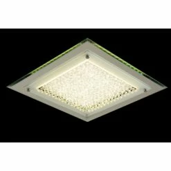 Globo LIANA Deckenleuchte LED Chrom, 1-flammig -Bürolampen Verkäufe globo liana deckenleuchte 49300 11