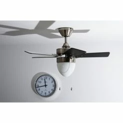 Globo MARVA Ventilator Nickel-Matt, Grau, Edelstahl, Weiß, 1-flammig 36 Globo MARVA Ventilator Nickel-Matt, Grau, Edelstahl, Weiß, 1-flammig -Bürolampen Verkäufe globo marva ventilator 332 do1 10