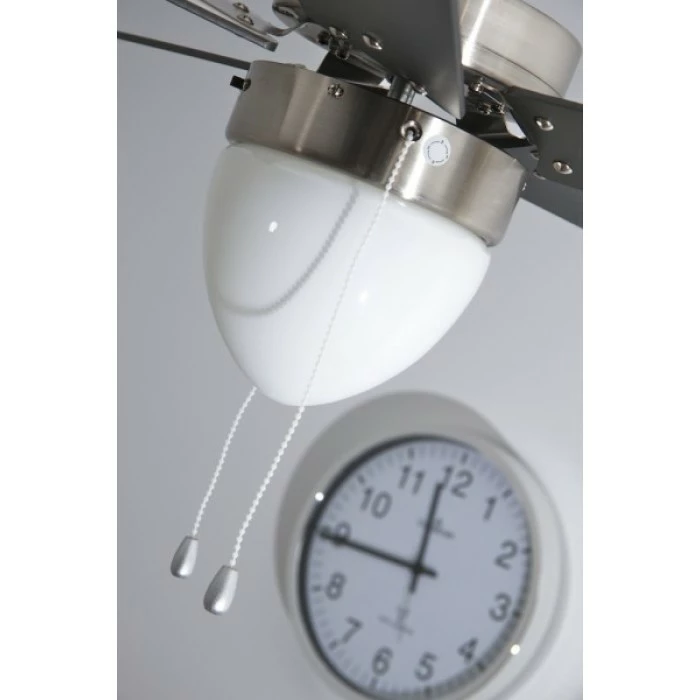 Globo MARVA Ventilator Nickel-Matt, Grau, Edelstahl, Weiß, 1-flammig 14 Globo MARVA Ventilator Nickel-Matt, Grau, Edelstahl, Weiß, 1-flammig – Bild 14