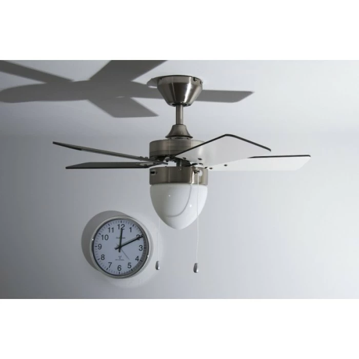 Globo MARVA Ventilator Nickel-Matt, Grau, Edelstahl, Weiß, 1-flammig 15 Globo MARVA Ventilator Nickel-Matt, Grau, Edelstahl, Weiß, 1-flammig – Bild 15