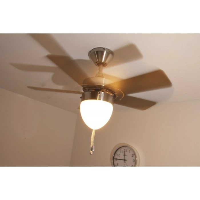 Globo MARVA Ventilator Nickel-Matt, Grau, Edelstahl, Weiß, 1-flammig 16 Globo MARVA Ventilator Nickel-Matt, Grau, Edelstahl, Weiß, 1-flammig – Bild 16