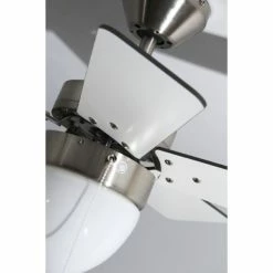 Globo MARVA Ventilator Nickel-Matt, Grau, Edelstahl, Weiß, 1-flammig 46 Globo MARVA Ventilator Nickel-Matt, Grau, Edelstahl, Weiß, 1-flammig -Bürolampen Verkäufe globo marva ventilator 332 do1 20