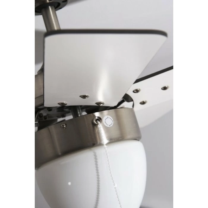 Globo MARVA Ventilator Nickel-Matt, Grau, Edelstahl, Weiß, 1-flammig 22 Globo MARVA Ventilator Nickel-Matt, Grau, Edelstahl, Weiß, 1-flammig – Bild 22