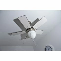 Globo MARVA Ventilator Nickel-Matt, Grau, Edelstahl, Weiß, 1-flammig 48 Globo MARVA Ventilator Nickel-Matt, Grau, Edelstahl, Weiß, 1-flammig -Bürolampen Verkäufe globo marva ventilator 332 do1 22