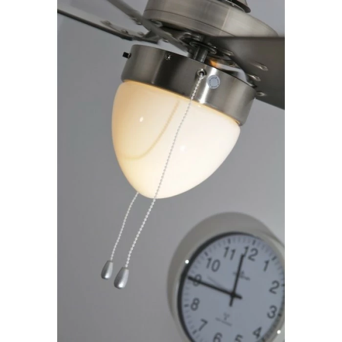 Globo MARVA Ventilator Nickel-Matt, Grau, Edelstahl, Weiß, 1-flammig 5 Globo MARVA Ventilator Nickel-Matt, Grau, Edelstahl, Weiß, 1-flammig – Bild 5