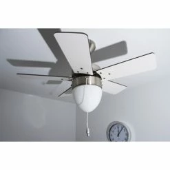 Globo MARVA Ventilator Nickel-Matt, Grau, Edelstahl, Weiß, 1-flammig 33 Globo MARVA Ventilator Nickel-Matt, Grau, Edelstahl, Weiß, 1-flammig -Bürolampen Verkäufe globo marva ventilator 332 do1 7