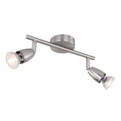 Globo PEDRESHA Strahler Nickel-Matt, 2-flammig