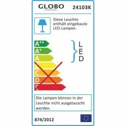 Globo PEGASI Klemmstrahler LED Aluminium, 1-flammig -Bürolampen Verkäufe globo pegasi klemmstrahler 24103k 3