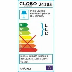 Globo PEGASI Tischleuchte LED Aluminium, 1-flammig -Bürolampen Verkäufe globo pegasi tischleuchte 24103 2