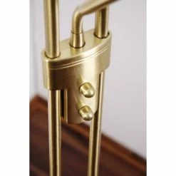 Globo PLUTO Deckenfluter Messing, Edelstahl, Gold, 2-flammig -Bürolampen Verkäufe globo pluto deckenfluter 5803 do1 4