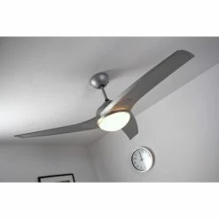 Globo PRIMO Ventilator Silber, Weiß, 2-flammig, Fernbedienung -Bürolampen Verkäufe globo primo ventilator 305 do1 2