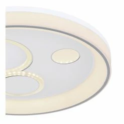 Globo ROBA Deckenleuchte LED Wei&szlig;, 1-flammig, Fernbedienung -Bürolampen Verkäufe globo roba deckenleuchte 48423 36 3