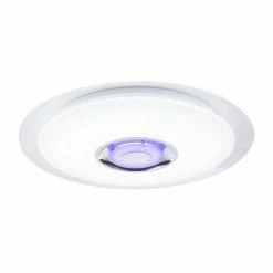 GLOBO TUNE Deckenleuchte LED Weiß, 2-flammig, Fernbedienung, Farbwechsler -Bürolampen Verkäufe globo tune deckenleuchte 41341 24 7