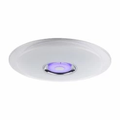 Globo TUNE Deckenleuchte LED Weiß, 2-flammig, Fernbedienung, Farbwechsler -Bürolampen Verkäufe globo tune deckenleuchte 41341 36 9