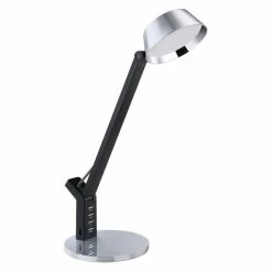 Globo URSINO Tischleuchte LED Silber, 1-flammig -Bürolampen Verkäufe globo ursino tischleuchte 58422s 2