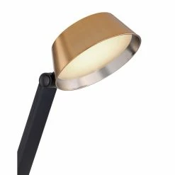 Globo URSINO Tischleuchte LED Schwarz, Gold, 1-flammig -Bürolampen Verkäufe globo ursino tischleuchte 58423 3