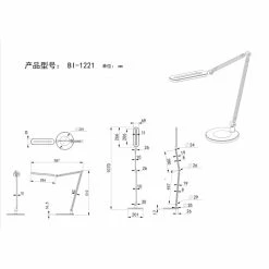 Globo URSINO Tischleuchte LED Schwarz, 1-flammig 13 Globo URSINO Tischleuchte LED Schwarz, 1-flammig -Bürolampen Verkäufe globo ursino tischleuchte 58424 6