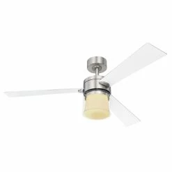 Globo VERLOSA Deckenventilator LED Nickel-Matt, 1-flammig, Fernbedienung 18 Globo VERLOSA Deckenventilator LED Nickel-Matt, 1-flammig, Fernbedienung -Bürolampen Verkäufe globo verlosa deckenventilator 03642 7