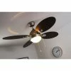 Globo WADE Ventilator Nickel-Matt, Edelstahl, 1-flammig