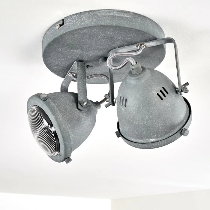 Hofstein Glostrup Deckenleuchte LED Grau, 2-flammig 16 Hofstein Glostrup Deckenleuchte LED Grau, 2-flammig – Bild 16