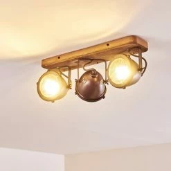 Hofstein Glostrup Deckenleuchte Edelstahl, Braun, 3-flammig 20 Hofstein Glostrup Deckenleuchte Edelstahl, Braun, 3-flammig -Bürolampen Verkäufe glostrup deckenleuchte h3335734 do1 2