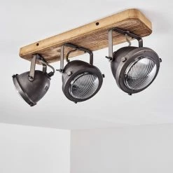 Hofstein Glostrup Deckenleuchte Edelstahl, Braun, 3-flammig 27 Hofstein Glostrup Deckenleuchte Edelstahl, Braun, 3-flammig -Bürolampen Verkäufe glostrup deckenleuchte h3335734 do1 9