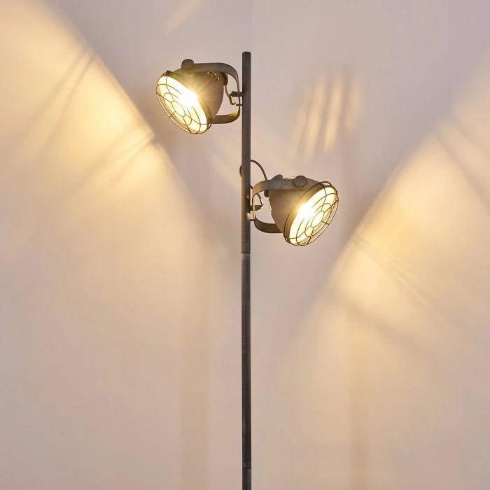 Hofstein Glostrup Stehleuchte Grau, 2-flammig 13 Hofstein Glostrup Stehleuchte Grau, 2-flammig – Bild 13