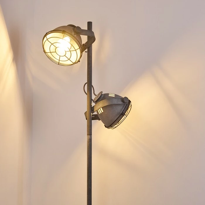 Hofstein Glostrup Stehleuchte Grau, 2-flammig 15 Hofstein Glostrup Stehleuchte Grau, 2-flammig – Bild 15