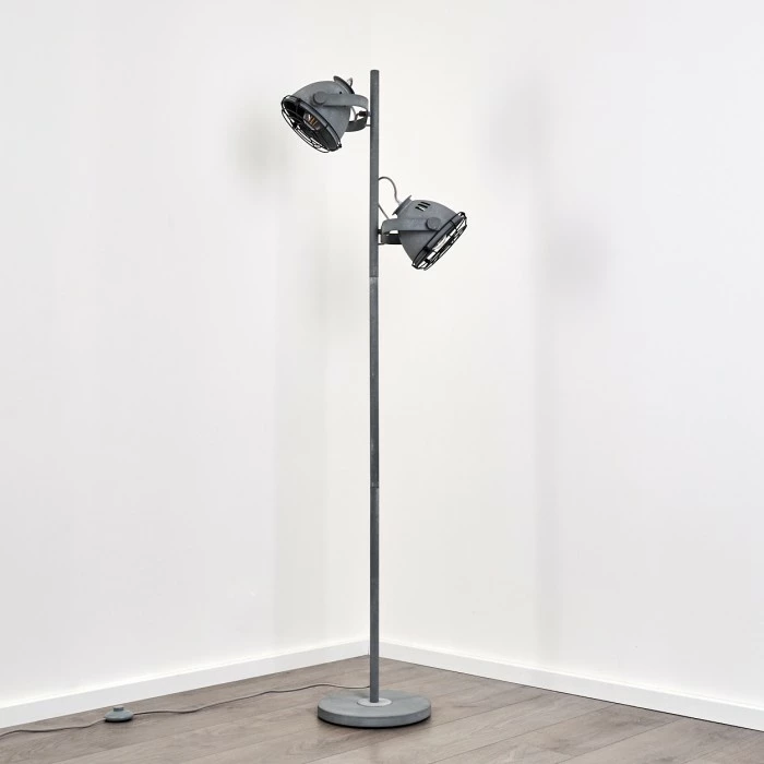 Hofstein Glostrup Stehleuchte Grau, 2-flammig 19 Hofstein Glostrup Stehleuchte Grau, 2-flammig – Bild 19