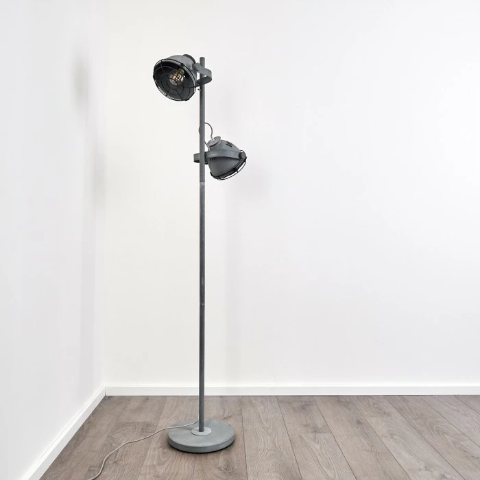 Hofstein Glostrup Stehleuchte Grau, 2-flammig 22 Hofstein Glostrup Stehleuchte Grau, 2-flammig – Bild 22