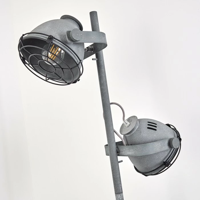 Hofstein Glostrup Stehleuchte Grau, 2-flammig 4 Hofstein Glostrup Stehleuchte Grau, 2-flammig – Bild 4