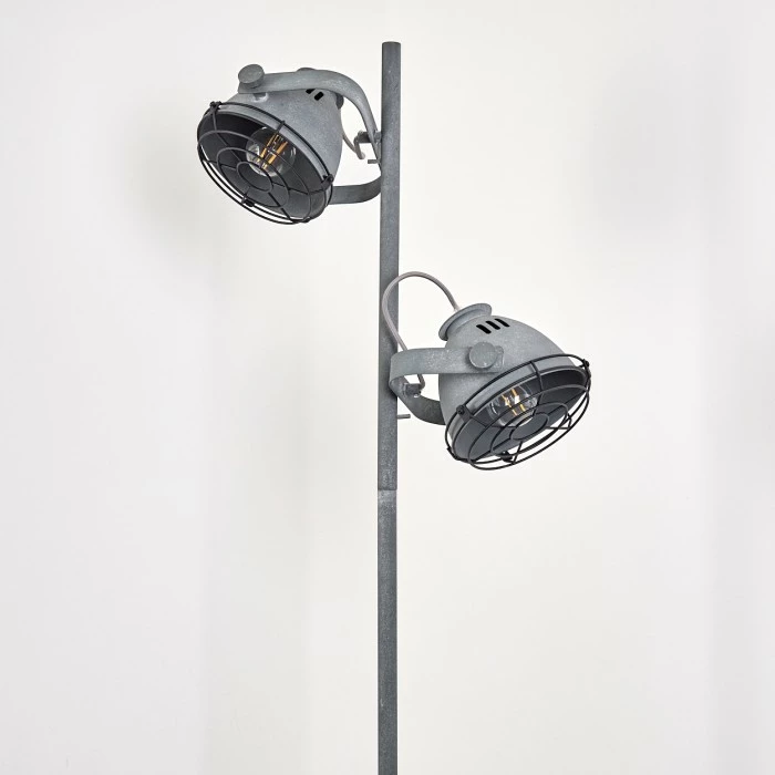 Hofstein Glostrup Stehleuchte Grau, 2-flammig 7 Hofstein Glostrup Stehleuchte Grau, 2-flammig – Bild 7