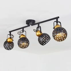 Hofstein Gomsrud Deckenleuchte Schwarz, 4-flammig -Bürolampen Verkäufe gomsrud deckenleuchte h3434659 7