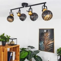 Hofstein Gomsrud Deckenleuchte Schwarz, 4-flammig -Bürolampen Verkäufe gomsrud deckenleuchte h3434659 9