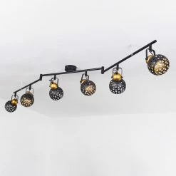 Hofstein Gomsrud Deckenleuchte Schwarz, 6-flammig -Bürolampen Verkäufe gomsrud deckenleuchte h3434666 7