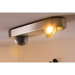 Hofstein Granada Deckenleuchte LED Nickel-Matt, 2-flammig
