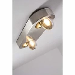 Hofstein Granada Deckenleuchte LED Nickel-Matt, 2-flammig -Bürolampen Verkäufe granada deckenleuchte h3002278 21