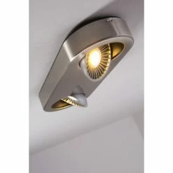 Hofstein Granada Deckenleuchte LED Nickel-Matt, 2-flammig -Bürolampen Verkäufe granada deckenleuchte h3002278 23