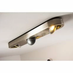 Hofstein Granada Deckenleuchte LED Nickel-Matt, 3-flammig -Bürolampen Verkäufe granada deckenleuchte h3002285 13