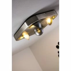 Hofstein Granada Deckenleuchte LED Nickel-Matt, 4-flammig 39 Hofstein Granada Deckenleuchte LED Nickel-Matt, 4-flammig -Bürolampen Verkäufe granada deckenleuchte h3002292 15