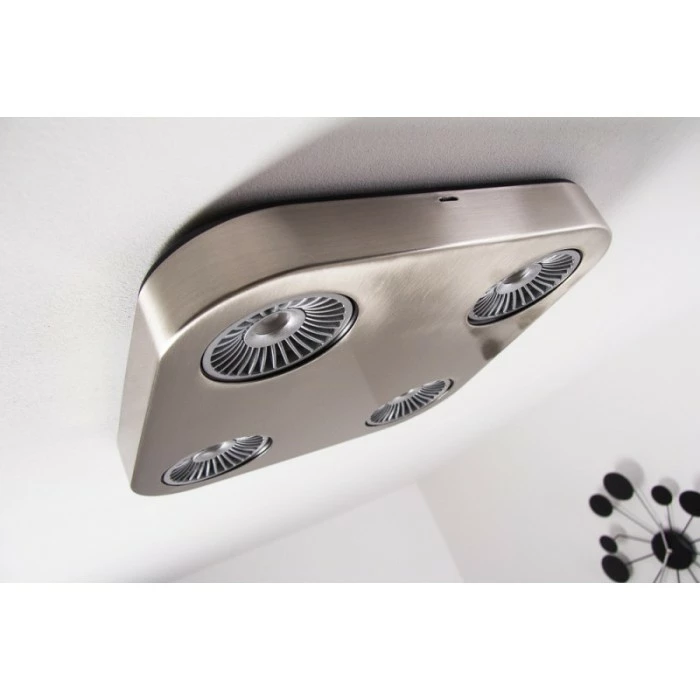 Hofstein Granada Deckenleuchte LED Nickel-Matt, 4-flammig 22 Hofstein Granada Deckenleuchte LED Nickel-Matt, 4-flammig – Bild 22