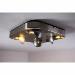 Hofstein Granada Deckenleuchte LED Nickel-Matt, 4-flammig 29 Hofstein Granada Deckenleuchte LED Nickel-Matt, 4-flammig -Bürolampen Verkäufe granada deckenleuchte h3002292 5