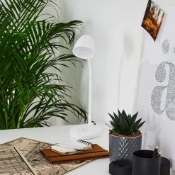 Hofstein Grenoble Tischleuchte LED Weiß, 1-flammig -Bürolampen Verkäufe grenoble tischleuchte h3371763 11