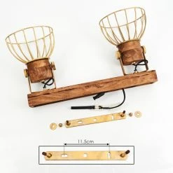 Hofstein Grunnfjord Deckenleuchte Gold, Holz dunkel, 2-flammig 16 Hofstein Grunnfjord Deckenleuchte Gold, Holz dunkel, 2-flammig -Bürolampen Verkäufe grunnfjord deckenleuchte h3442470 4