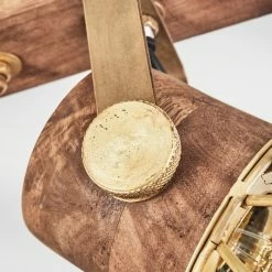 Hofstein Grunnfjord Deckenleuchte Gold, Holz dunkel, 2-flammig 17 Hofstein Grunnfjord Deckenleuchte Gold, Holz dunkel, 2-flammig -Bürolampen Verkäufe grunnfjord deckenleuchte h3442470 5