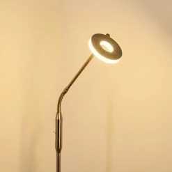 Hofstein Gulkana Stehleuchte LED Nickel-Matt, 1-flammig, Farbwechsler -Bürolampen Verkäufe gulkana stehleuchte h3306604 7